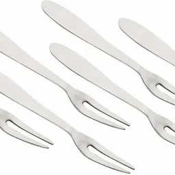 Stainless Steel Fruit Fork, Roast Fork, Baby Fork, Dessert Fork, Salad Fork, Dinner Fork, Serving Fork, Spork, Fondue Fork Set-14