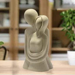 Lovely Cute hugging couple Showpiece for Home Decorative Gift Item Decorative Decorative Showpiece - 20 cm-image-58