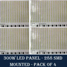 (Pack of 4) 288 SMD led circuit board kit for 300 watt |Led Panel|Led Board| Electronic Components Electronic Hobby Kit-10