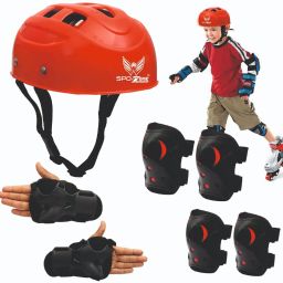 Protective Skating Kit for Kids Badminton Kit-17