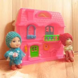 chaknak Doll with Long Hairs With Doll House for Kids (Multi-Color) (Multicolor) image 5