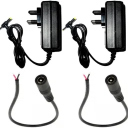 TechSupreme Pack Of 2 12V 2A Power Adaptor, Power Supply Ac Input 100-240V Dc Output 12Volt 2Amps Worldwide Adaptor & Female power connector plug jack 120 W Adapter-image-32