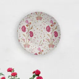 quirk india MulticolouredAura of Floral Dash Decorative Ceramic Wall Plate-picture-39