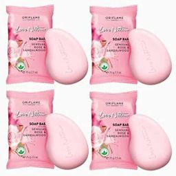 Love Nature Soap Bar Rose & Sandalwood (4 x 75 g)-image-12