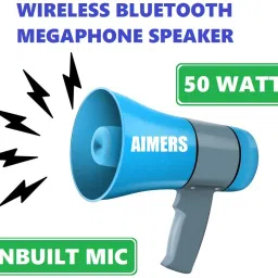 USB Loudspeaker Portable Horn Speaker Recorder Megaphone Rechargeable with Recording, Bluetooth Outdoor, Indoor PA System-30