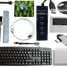 ANJO Keyboard-LED Mouse-Pad-3.0 USB Hub-3in1 Cleaner-OTG 2in1 C&M-Ext 1.5m-LED-Skin Combo Set-30