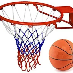 gamers hub Professional Heavy Basketball Stand with net and 7 no Basketball Basketball - Size: 7 image 4