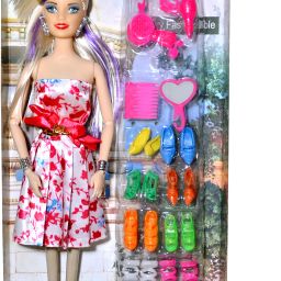 Foldable Doll with Acessories @ Multicolor-12