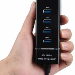 Sharp beak 4 Port USB HUB SuperSpeed 3.0 Portable ZmiZc Mini-Hub "Parking Strip" USB Adapter image 3