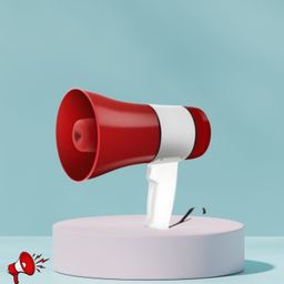guggu Handheld Megaphone with Siren, Microphone & Rechargeable for Outdoor EventsB196 Megaphone Portable Megaphone Siren Loudspeaker Function &Long Battery BackupS196 Outdoor PA System-picture-41