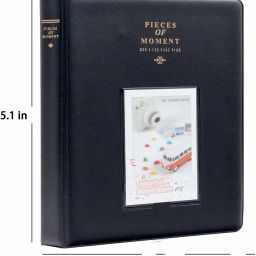 [Mini 64 Page Photo Album] Pieces of Moment Book Album Compatible for Films of Fujiflm Instax Mini 7s 8 8+ 9 25 26 50s 70 90 10 11 30 55 20 50 7 LiPlay & Hello Kitty (Black) Album-image-59