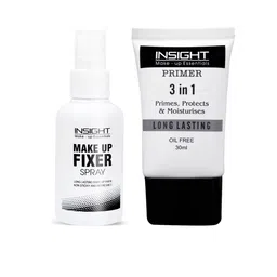 Insight Cosmetics Set of 3 In 1 Oil Free Primer - 30 ml + Make Up Fixer Spray - 75 ml image 1