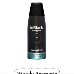 Franck Olivier Men Set of 2 inBlack Odour Control Deodorant Spray - 250 ml each image 2