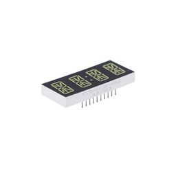 Yellow 4 digit 14 segment 54*20mm Led Alphanumeric Display image 1