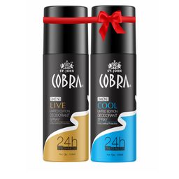 St. John Set Of Cobra Live & Cool Deodorant Spray-150 ml Each image 1