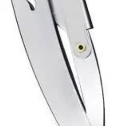 Stainless Steel Straight Edge Barber Razor. Antique Silver Folding Stainless Steel Straight Razor, Men & Women-picture-35