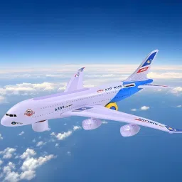 Airplane Toys for Airbus A380 Plane Lights, Sound(Running with Light and music-27