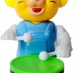 Key-Operated Cute Drummer Toy Rattle-36