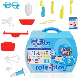 Doctor Set for Kids 19 Pcs Doctor Play Set with Suitcase Pretend Play Toys-image-90
