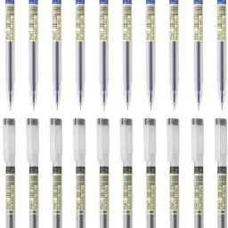 Glass 0.6mm Gel Pen | Transparent Body | Smudge-Free Writing | Waterproof Ink | Gel Pen-27