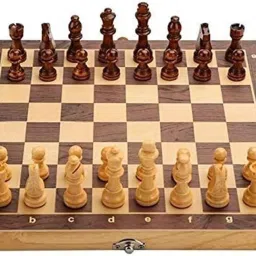 12 Inch Wooden Foldable Chess Board Game | Storage For Wooden Pawns 35 cm Chess Board-picture-6