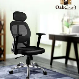 Matrix Ergonomic with Height Adjustable Handrest and Locking Mechanism Mesh Office Adjustable Arm Chair-3