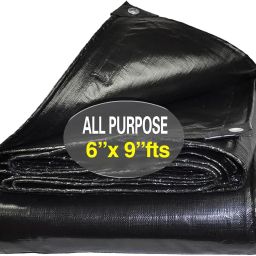 Tripal Waterproof Heavy Duty 6" X 9" Feet , 100% Waterproof Virgin HDP Tarpaulin Tent - For Heat Reduce Sheet For Roof Also As Rain Protector For Balcony-image-39