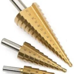 3X Large HSS Steel Step Cone Drill Titanium Bit Set Hole Cutter (4-32, 4-20, 4-12mm) 3X Large HSS Steel Step Cone Drill Titanium Bit Set Hole Cutter (4-32, 4-20, 4-12mm)-25