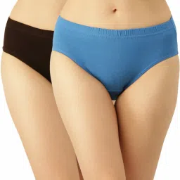 Pack of 2 Women Hipster Black, Blue Panty-picture-24