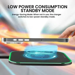 MARS Square Wireless Charging Pad for Smartphones – Fast Charging with Sleek Design Charging Pad image 2