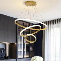 K-5316 LED CHANDELIER Modern 3 Ring LED Chandelier Lamp Led Ceiling Lights Chandelier Ceiling Lamp-image-42