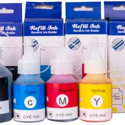 ASV Refill ink For brother DCP-T226 Multi-function Color Inkjet Printer Black + Tri Color Combo Pack Ink Bottle image 2