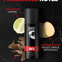 BEARDO Set of 3 Long Lasting Deodorants - Spy, Mafia & Don Most Wanted - 100 g Each image 2
