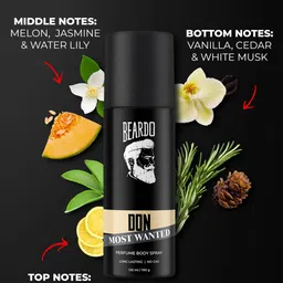 BEARDO Set of 3 Long Lasting Deodorants - Spy, Mafia & Don Most Wanted - 100 g Each image 3