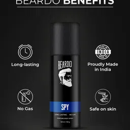 BEARDO Set of 3 Long Lasting Deodorants - Spy, Mafia & Don Most Wanted - 100 g Each image 5