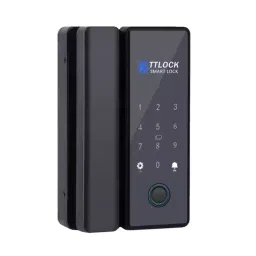 K190 Smart Bluetooth Fingerprint Glass Door Lock System Secure Biometric Access Controller With TTLock Mobile App, Passcode, RFID Card K190 Smart Bluetooth Fingerprint Glass Door Lock System Secure Biometric Access Controller With TTLock Mobile App, Passcode, RFID Card image 1