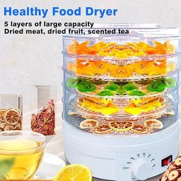 GNOLY 5-Layer Food Processor With Adjustable Thermostat – Ideal For Drying Fruits, Vegetables, Herbs & Jerky – Bpa-Free Trays Food Processor image 2