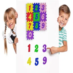 MUREN Kids 36-Pcs Interlocking Foam Alphabet And Counting Play Mat image 4