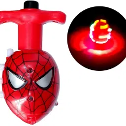 Spider Design Rotating Spinning Top Gyro Spinner Toy with Light & Music Lattu-picture-24