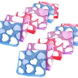 Fashionon Microfiber Face Towels for Women, Girls & Kids in Solid Colors ["Black"] Handkerchief-image-37