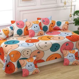Polycotton Abstract Diwan Set-14