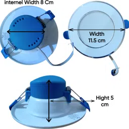 ap source 7 Watt Led concealed light in (Blue) PACK OF 1 Ceiling Light Ceiling Lamp image 3