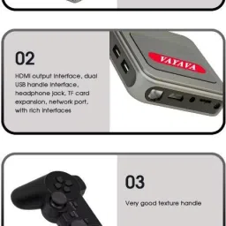 Inquisitive 4K HD Gamebox G7 Player Support WiFi Android TV Console Retro Video Game 64 GB 64 GB with CONTRA,MARIO BROS,SNOW,gt,BROS,MUSTAFA,DUCK HUNT ,CONTRA 1, 30000+ Games image 4