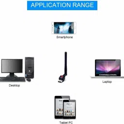 Gabbar Mini Wifi Adoptor Dongle For Laptop Desktop Computers Wireless Wifi Network 300 MBS Speed Device Anteena USB Adapter image 3