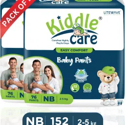 Easy Comfort Baby Diaper Pants | New Born/Extra Small (NB) | 2-5 Kg | Pack of 2 - New Born-image-9