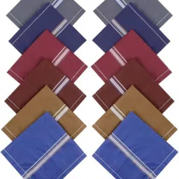 riseabove Multicolor DARK COLOR MENS COTTON Handkerchief ["Multicolor"] Handkerchief-picture-30