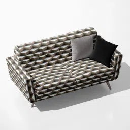 AZ5007817SOF_FB_RF_R-SP_D58^80_CN Stacked Cubes Geometric Pattern Canvas Sofa Fabric Sofa Fabric-30