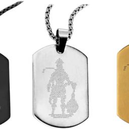 Combo of black silver and golden hanuman chalisa chain pendant Gold-plated Alloy Pendant Set-image-62
