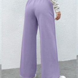 Women Solid Purple Track Pants-image-61