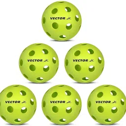 Vector X One Piece Construction Pickle Ball, Pack of 6 Pickleball Ball-14